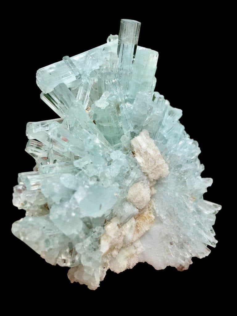 77.59 Grams Aquamarine Crystals Cluster Mineral Specimen - 63X65X27 mm (1 of 4)
