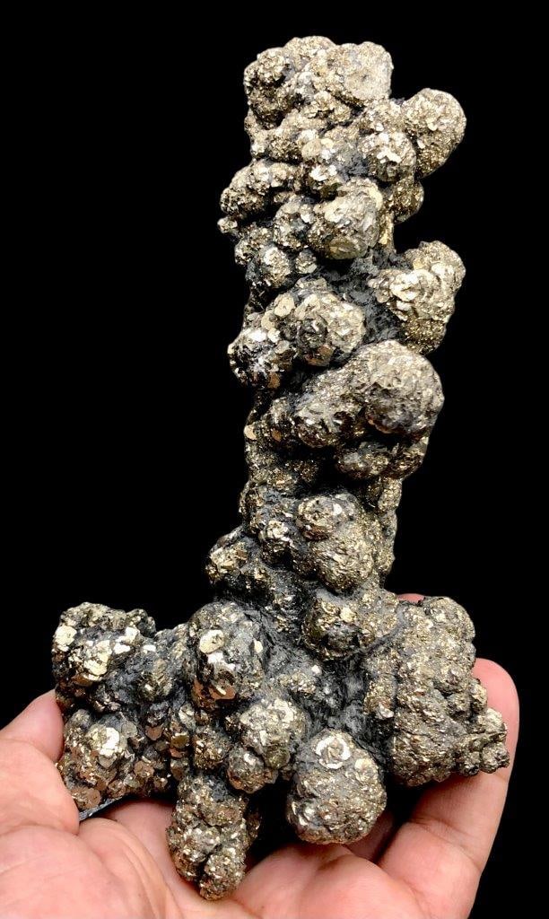 Collection Piece - Natural Pyrite Formation Mineral - 1300 Grams - 16X9X4.5 cm (1 of 6)