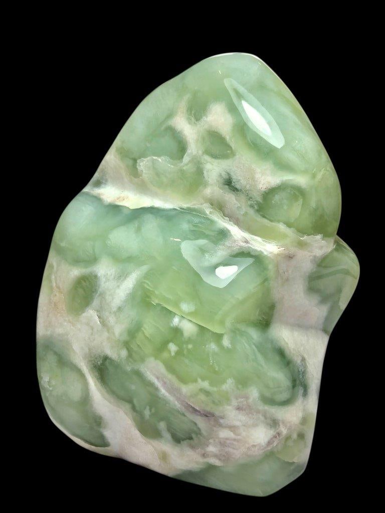 351 GRAMS NATURAL JADE STANDING TUMBLE - 3X3X2 INCH (1 of 5)
