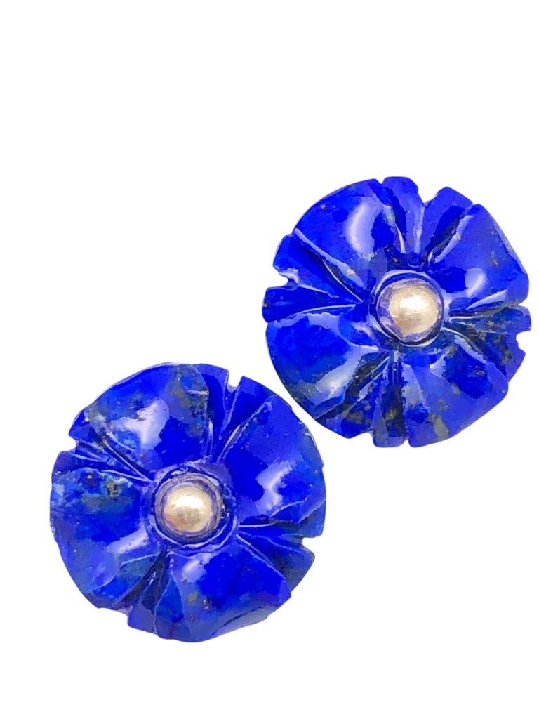 Antique Old Style Lapis Studs Earrings: Antique Old Style Lapis Studs Earrings Shipping: $23.00. Shipping rates are determined by Parcel weight and destination.