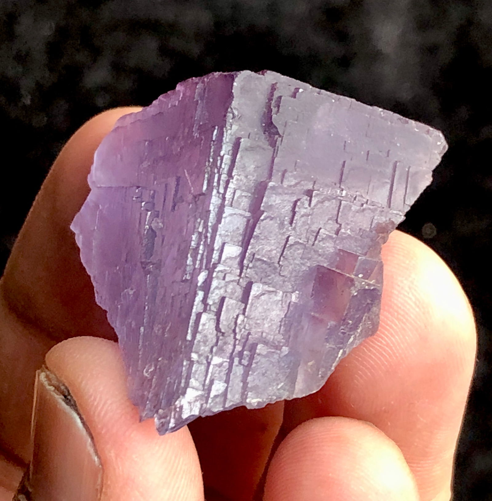 22.41 Grams Cubic Fluorite Mineral Crystal - 38X34X19 mm (1 of 5)