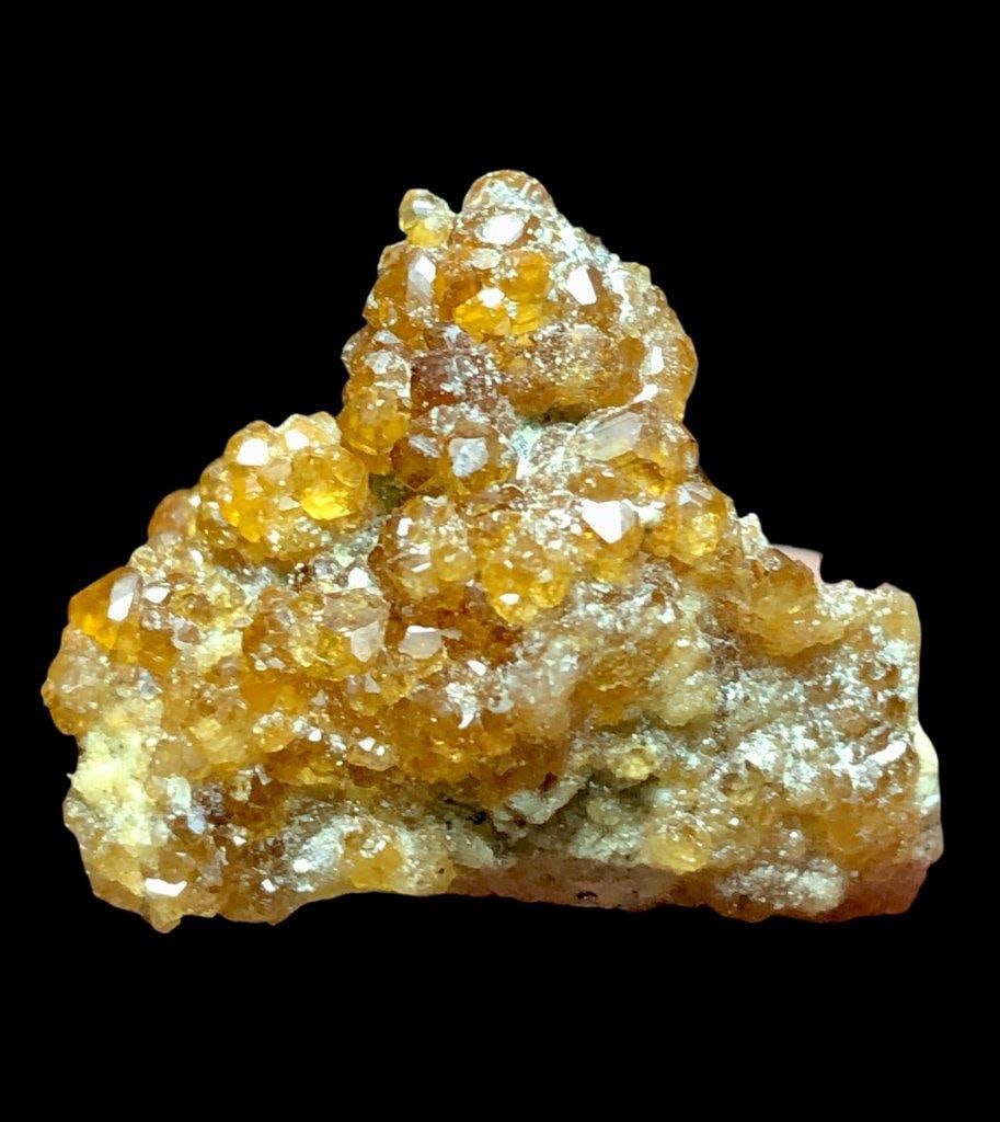 9 Grams Natural Hessonite Garnet Formation On Matrix - 24X23X15 mm (1 of 4)