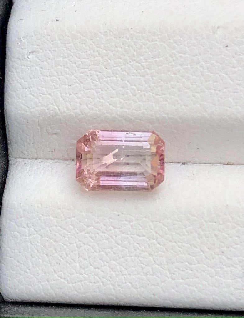 1.80 Carats Emerald Cut Pink Tourmaline Gemstone - 8X5X4 mm: 1.80 Carats Emerald Cut Pink Tourmaline Gemstone - 8X5X4 mm Shipping Rate: FREE SHIPPINGshipping rates are FREE WORLDWIDECombined shipping: We offer combine shipping on multiple items purchased to red