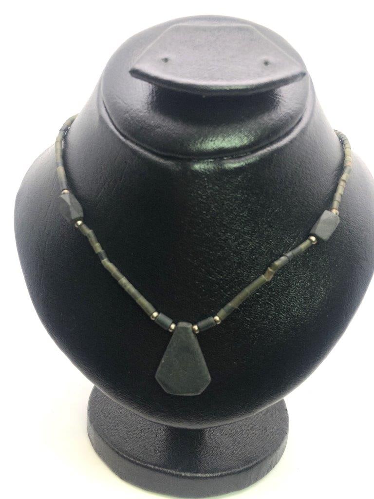 Natural Nephrite Jade Necklace – Handcrafted Green Jade Pendant Necklace | Genuine Nephrite: This beautiful natural nephrite jade necklace features a smooth, polished nephrite stone known for its rich green tones and timeless beauty. Carefully crafted, this necklace highlights the natural ele