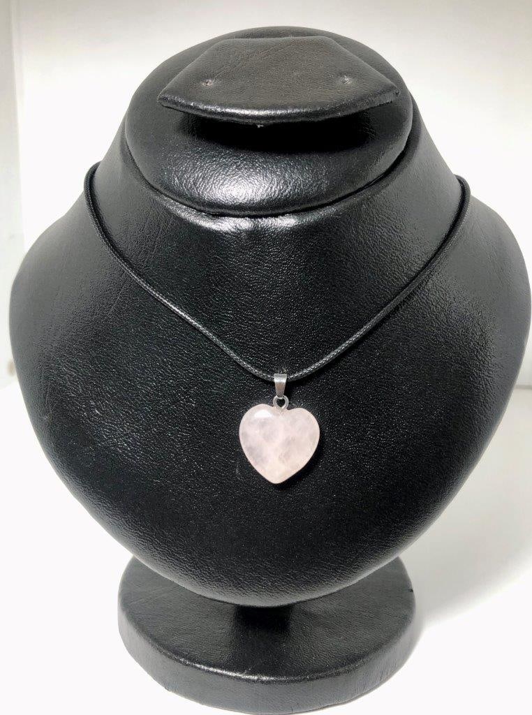 Heart-Shaped Pink Calcite Pendant – Natural Crystal Love Stone Necklace: Embrace the gentle energy of love and healing with this heart-shaped pink calcite pendant. Crafted from natural pink calcite, each piece carries unique patterns and soft pastel hues, making every pend