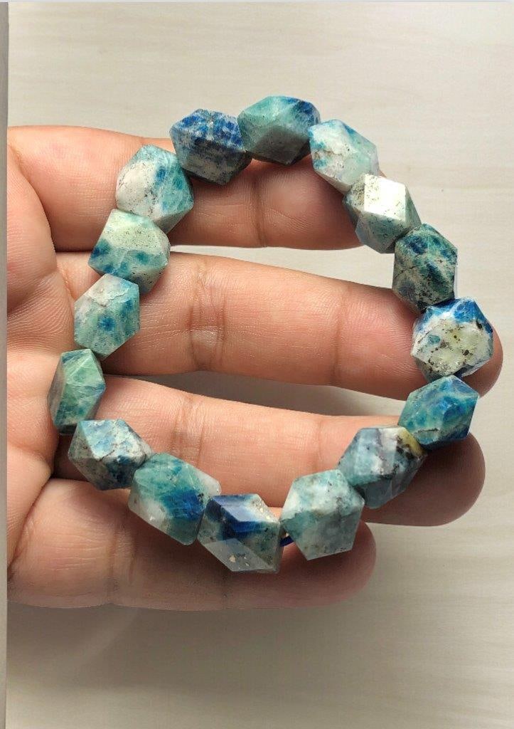 Rare hackmanite Beaded Bracelet - 2