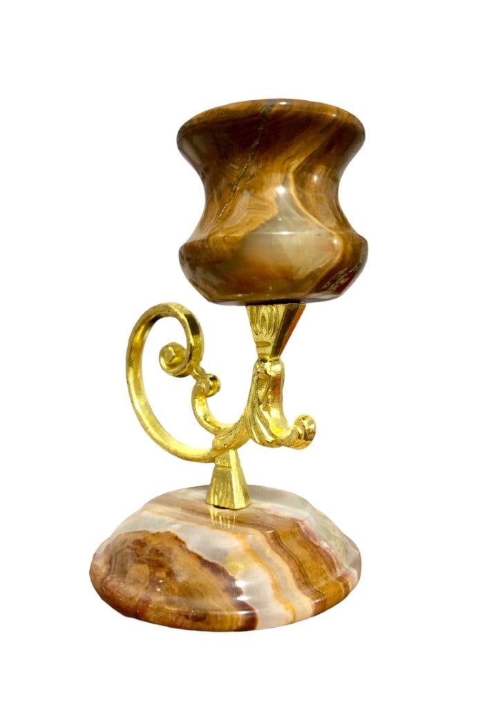 Candle Holder - Onyx Handamde Candle Holder: Candle Holder - Onyx Handamde Candle Holder Shipping: $55.00. Shipping rates are determined by Parcel weight and destination.