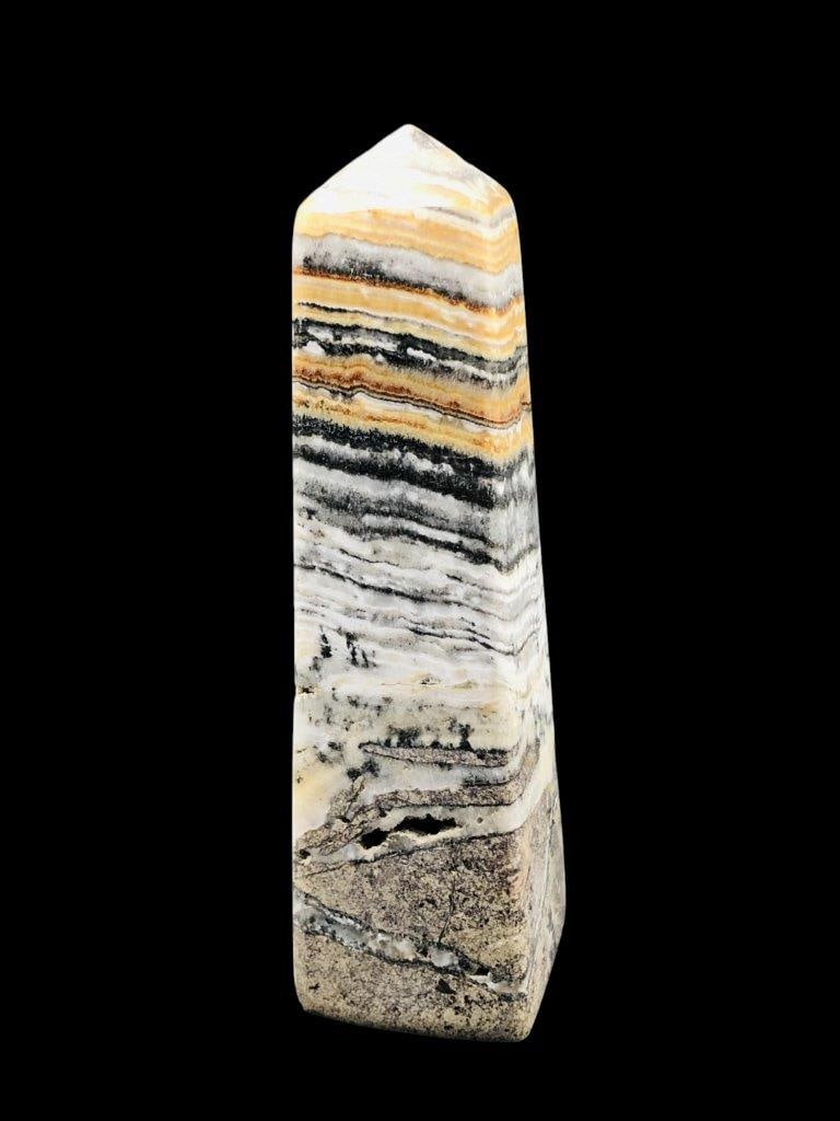 Mix Calcite Layed Healing Tower 390 Grams: Mix Calcite Layed Healing Tower 390 Grams Shipping: $45.00. Shipping rates are determined by Parcel weight and destination.