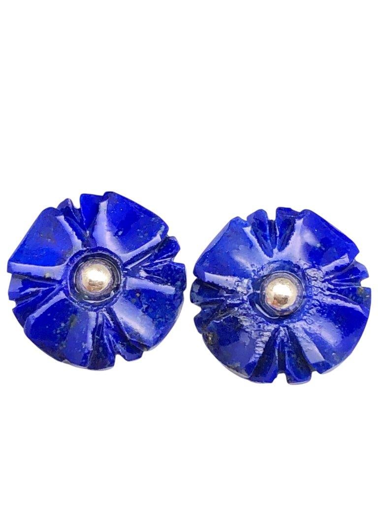 Antique Old Style Lapis Studs Earrings: Antique Old Style Lapis Studs Earrings Shipping: $23.00. Shipping rates are determined by Parcel weight and destination.