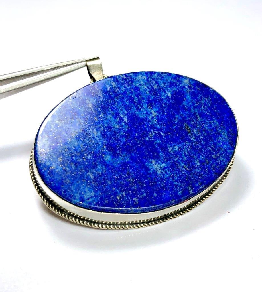 Vintage Royal Blue Lapis Lazuli Beautiful Pendant: Vintage Royal Blue Lapis Lazuli Beautiful Pendant Shipping: $23.00. Shipping rates are determined by Parcel weight and destination.