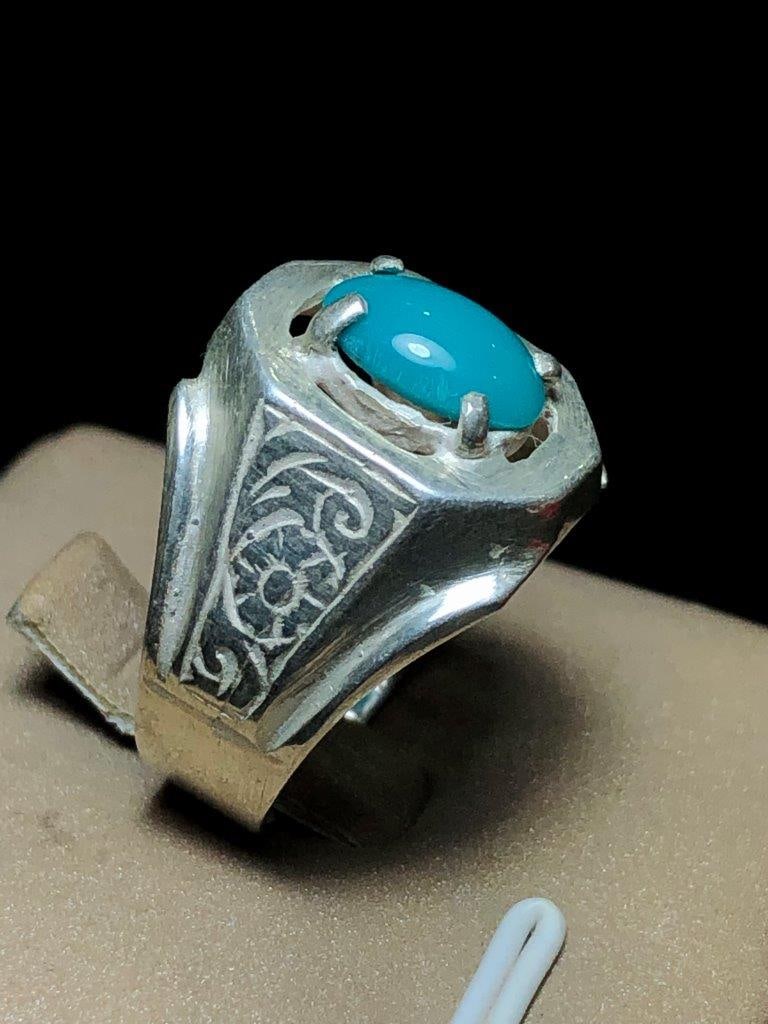 Turquoise Ring, 925 Silver Ring, Handmade Ring - 2