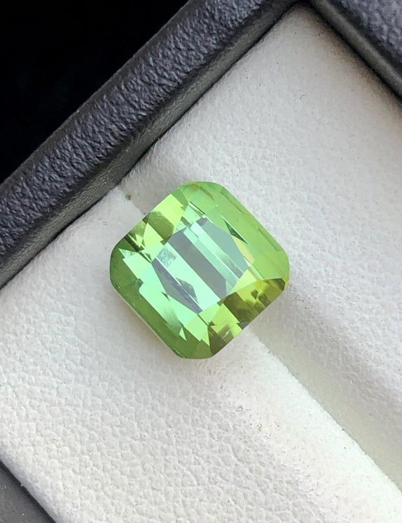 5.50 Carats Natural Mint Green Tourmaline Gemstone - 9X9X8 mm: 5.50 Carats Natural Mint Green Tourmaline Gemstone - 9X9X8 mm Choose design of your own and we will make it for youWe accept custom order in Sterling Silver, Gold and Platinum in WholeSale PriceColore