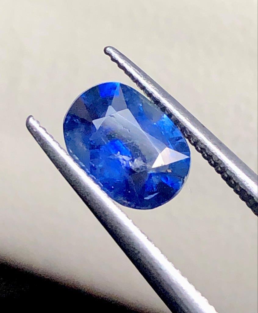 1.10 Carats Fiery Natrual Blue Sapphire Gemstone - 7.5X6X4 mm: 1.10 Carats Fiery Natrual Blue Sapphire Gemstone - 7.5X6X4 mm Choose design of your own and we will make it for youWe accept custom order in Sterling Silver, Gold and Platinum in WholeSale PriceColore