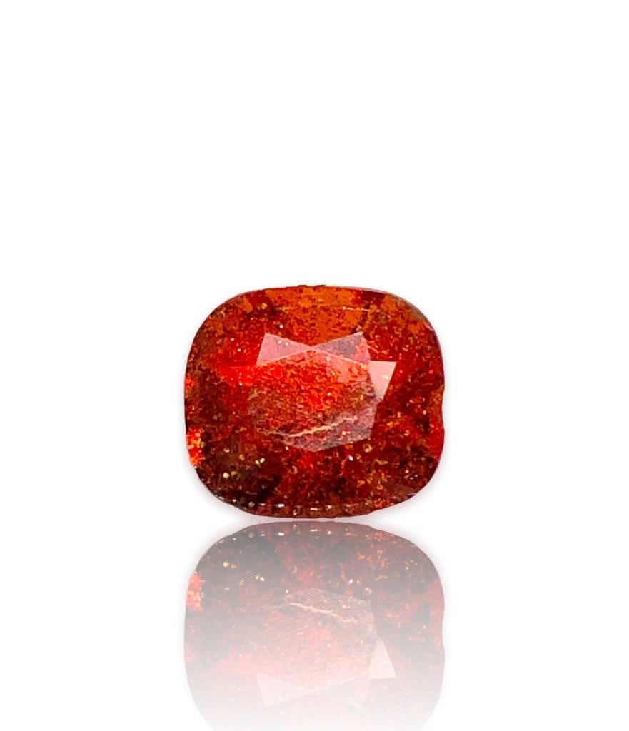 1.80 Carats Hessonite Garnet - 7X7X5 mm: 1.80 Carats Hessonite Garnet - 7X7X5 mm Shipping: