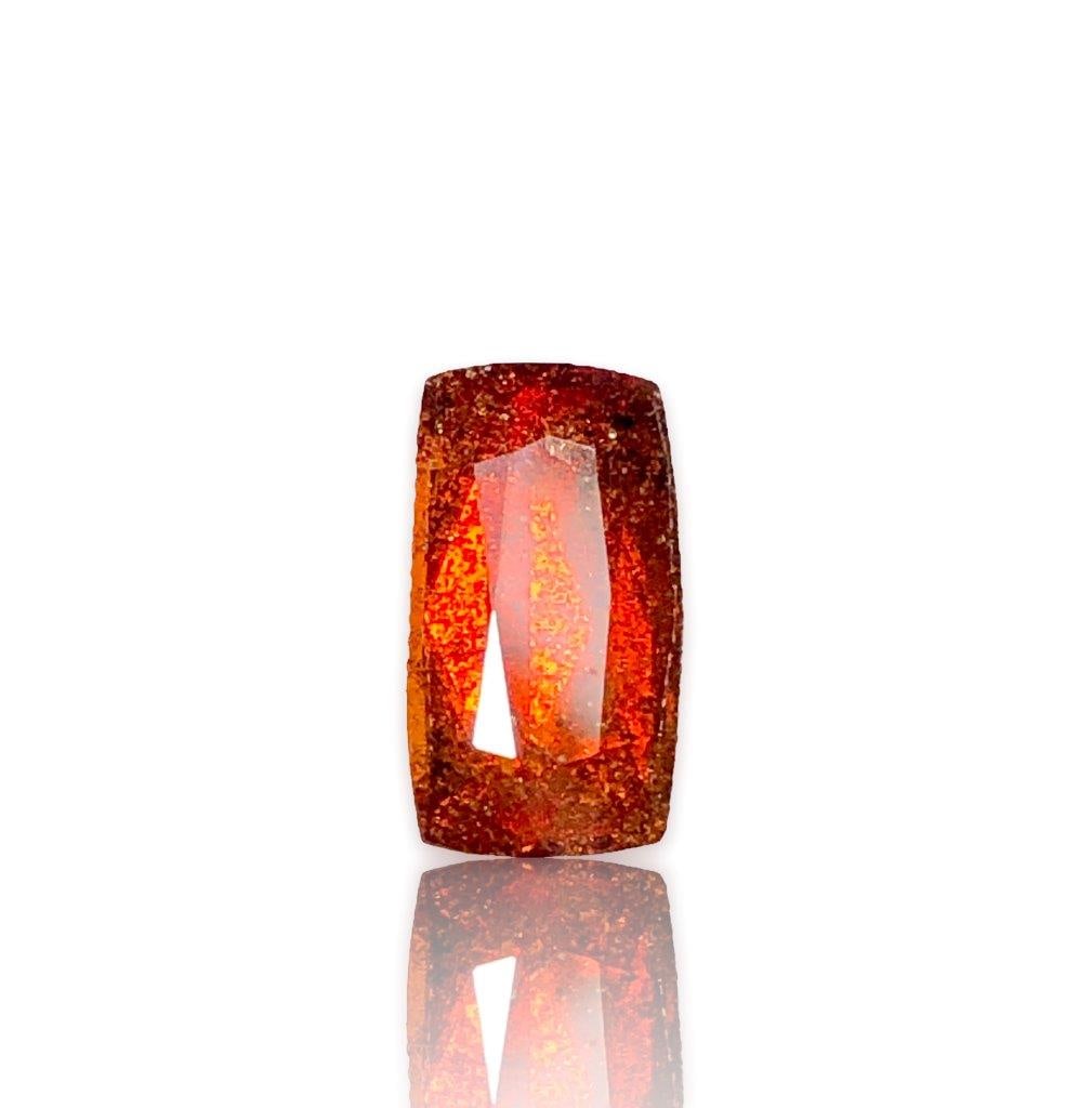Beautiful Can Cut Hessonite Garnet - 2.60 Carats - 10X6X5 mm: Beautiful Can Cut Hessonite Garnet - 2.60 Carats - 10X6X5 mm Shipping: