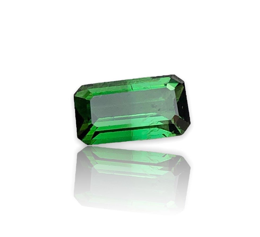 Bi Color Natural Green Tourmaline - 3 Carats - 10X6X5 mm (1 of 3)