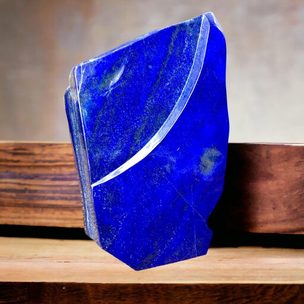 33.2 kg Big Size AAA+ Grade Self Standing Royal Blue Lapis Lazuli Polished Freeform Tumbled @Afghan (1 of 8)