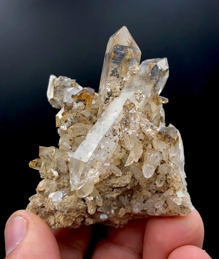 Quartz Cluster From Baluchistan - 79 Grams - 57X63X40 mm (1 of 4)