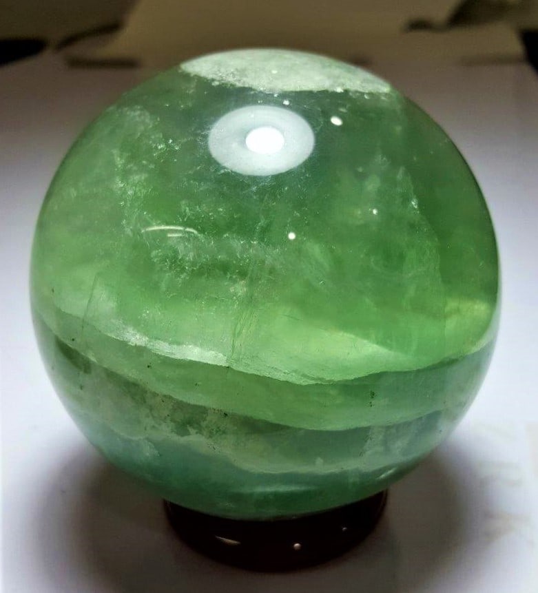 719 Grams Healing Fluorite Sphere - 2