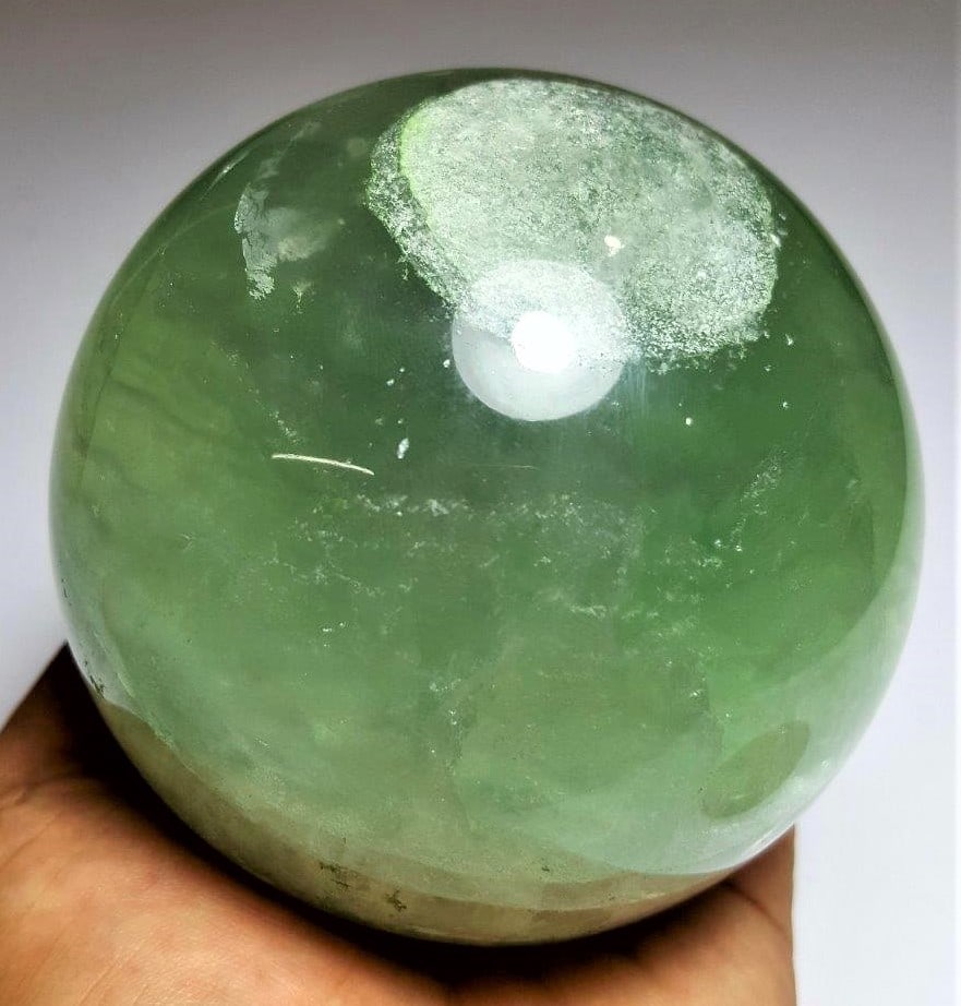 719 Grams Healing Fluorite Sphere - 5