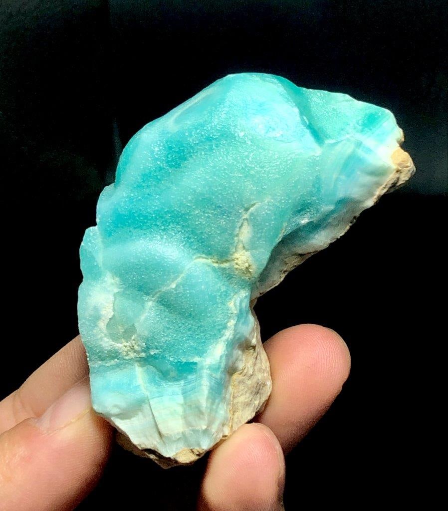 91.1 Grams Natural Deep Blue Aragonite Mineral Specimen - 70X40X25 mm (1 of 4)