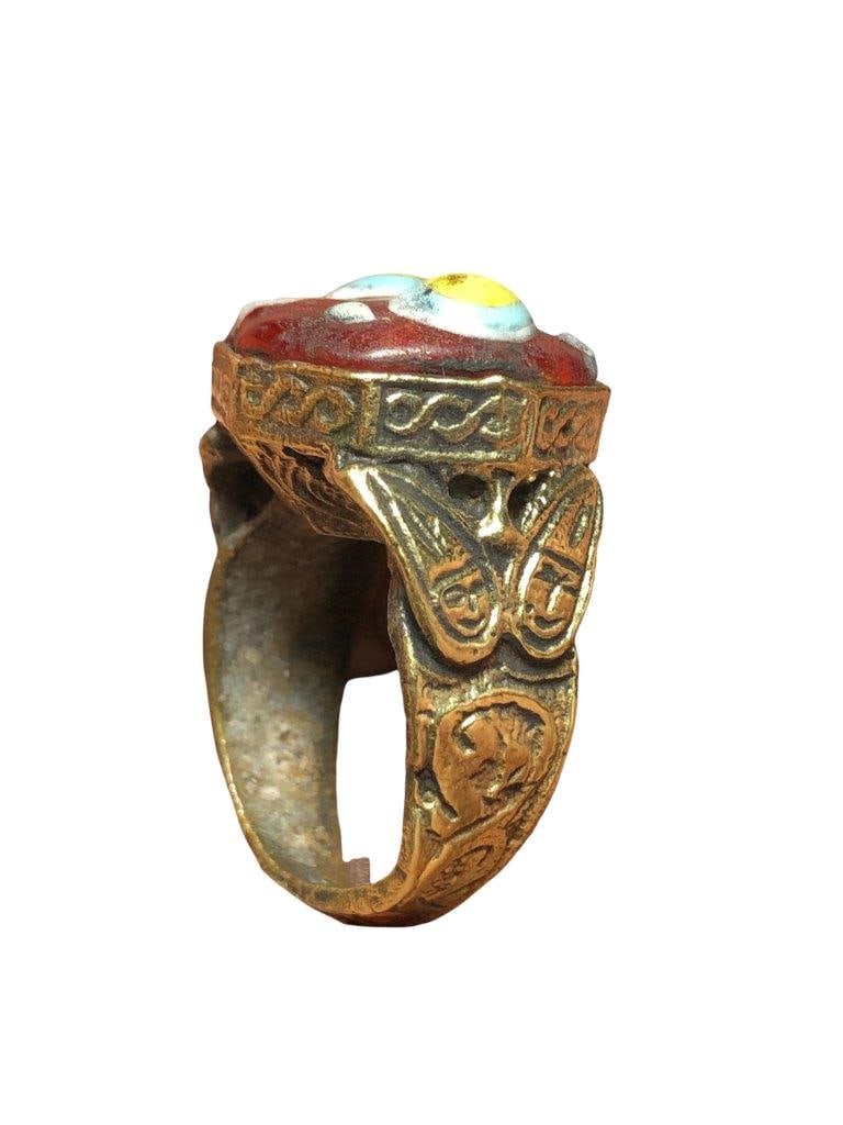 Old Syle Vintage Brass Ring: Old Syle Vintage Brass Ring Shipping: $23.00. Shipping rates are determined by Parcel weight and destination.