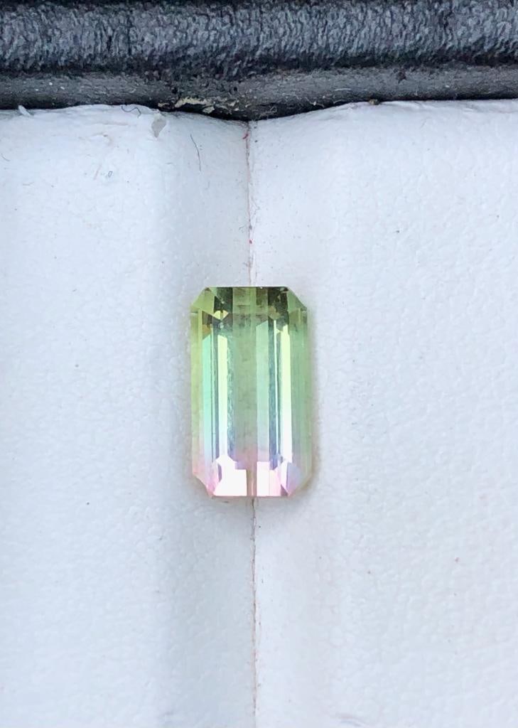 1.90 Carats Bi Color Tourmaline 10X5X5 mm: 1.90 Carats Bi Color Tourmaline 10X5X5 mm FREE SHIPPING: