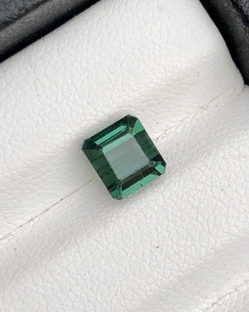 1.90 Carats Greenish Blue Natural Tourmaline Gemstone for jewelry - 6X6X5 mm: 1.90 Carats Greenish Blue Natural Tourmaline Gemstone for jewelry - 6X6X5 mm FREE SHIPPING: