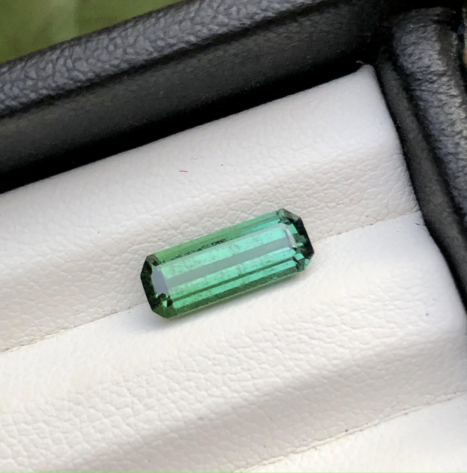 Natural Green Tourmaline - 1.50 Carats - 11X5X3 mm: Natural Green Tourmaline - 1.50 Carats - 11X5X3 mm FREE SHIPPING:
