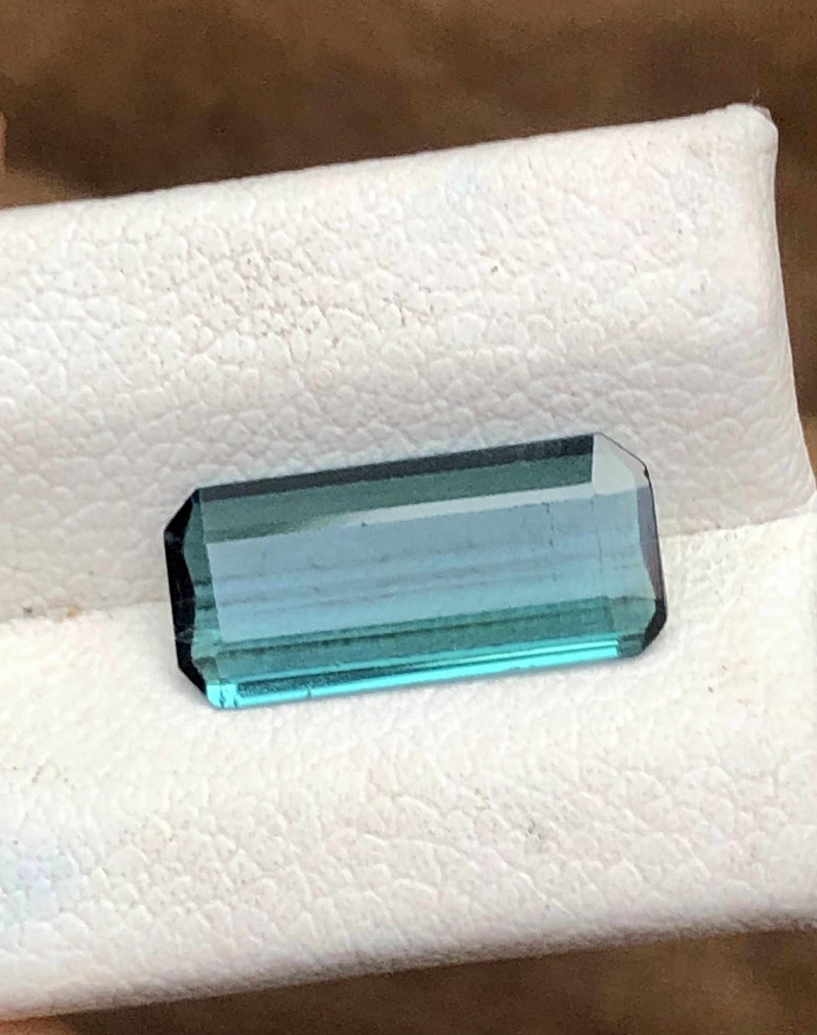 BLUE TOURMALINE GEMSTONE - 1.60 CARATS - 12X5X3 mm: BLUE TOURMALINE GEMSTONE - 1.60 CARATS - 12X5X3 mm FREE SHIPPING: