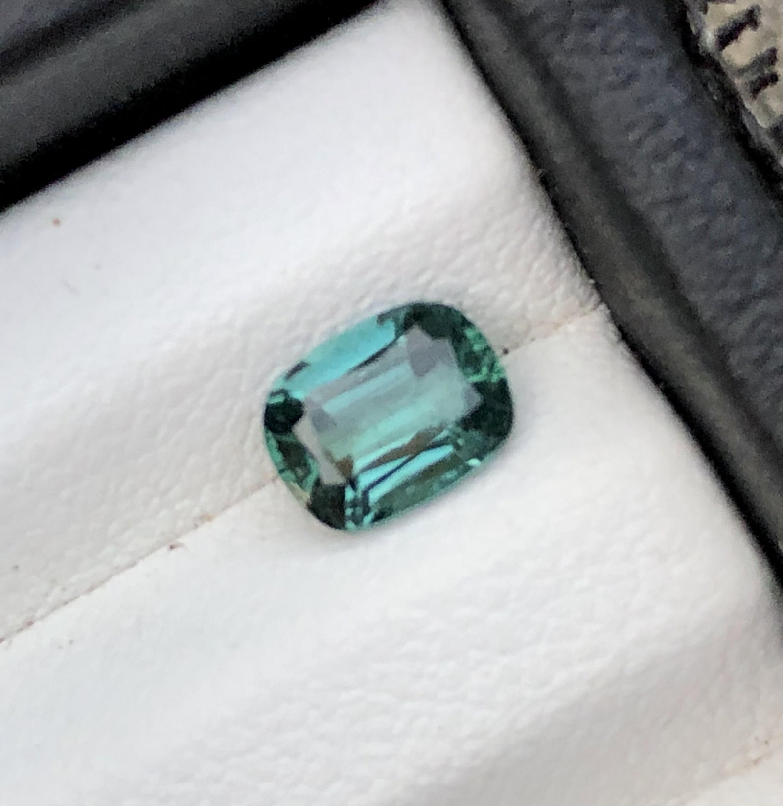 1.65 Carats Natural Greenish Blue Tourmaline Gemstone - 8X6X5 mm: 1.65 Carats Natural Greenish Blue Tourmaline Gemstone - 8X6X5 mm FREE SHIPPING: