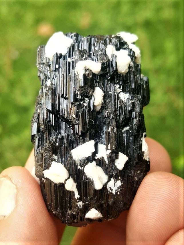Black Tourmalines On Matrix - 43.40 Grams: Black Tourmalines On Matrix - 43.40 Grams - 47X32X25 mmShipping Rate: $23.00 .shipping rates are determined by Parcel weight and destination.Combined shipping: We offer combine shipping on multiple