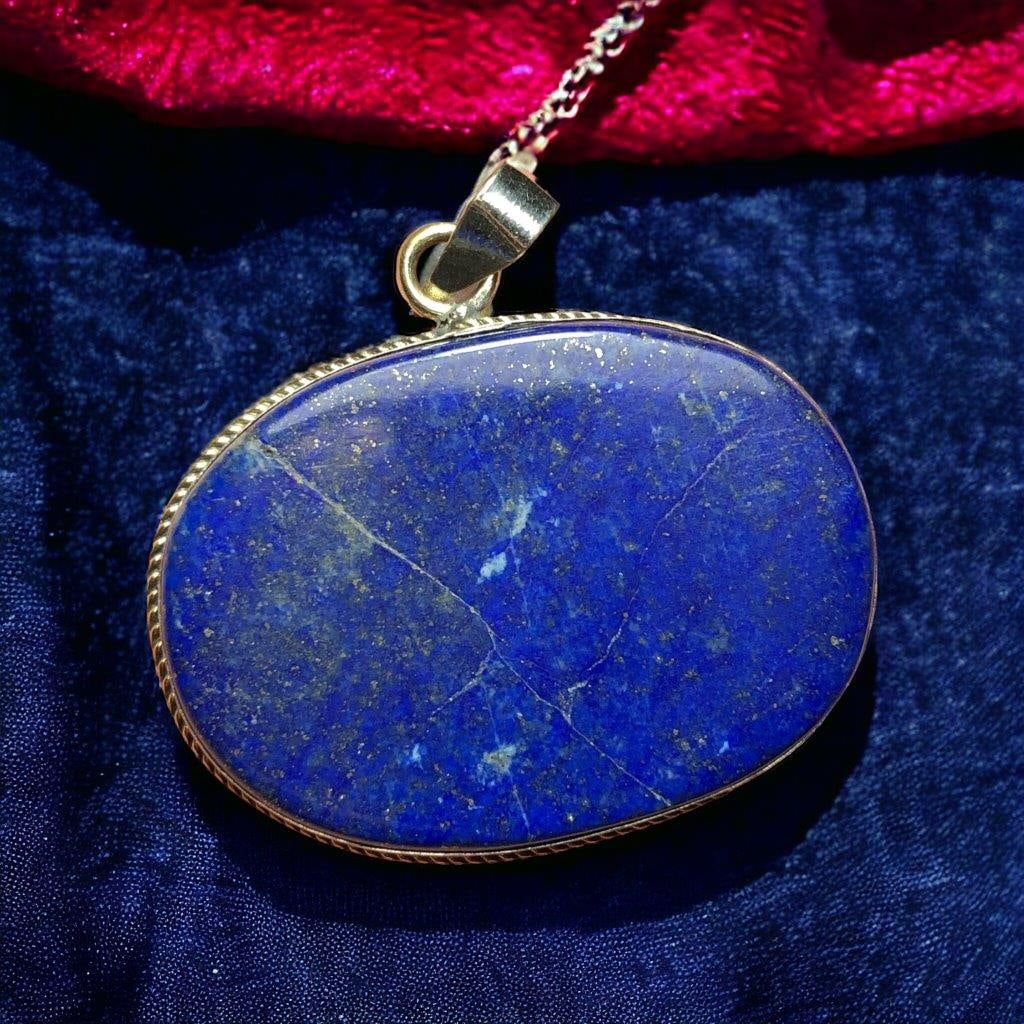 High Quality Lapis Pendant - Handmade Jewelry: High Quality Lapis Pendant - Handmade Jewelry Shipping: 