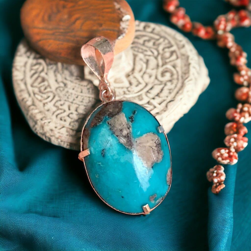 TURQUOISE PENDANT: TURQUOISE PENDANT Shipping: