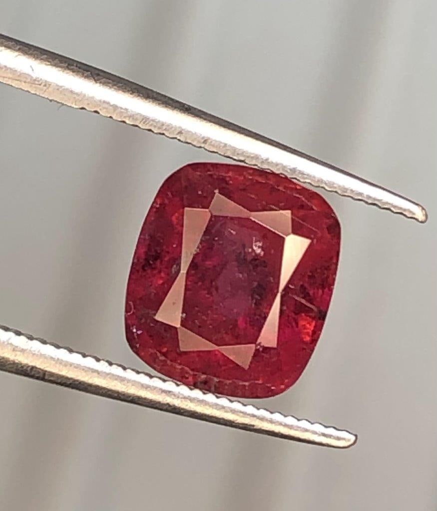 2.50 Carats Natural Rubelite Tourmaline - 8X7X6 mm: 2.50 Carats Natural Rubelite Tourmaline - 8X7X6 mmShipping Rate: $15.00 .shipping rates are determined by Parcel weight and destination.Combined shipping: We offer combine shipping on multiple items p