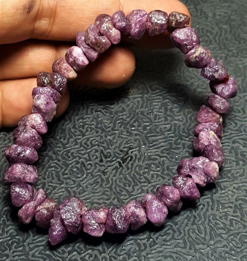 Ruby Beaded Bracelet - 2