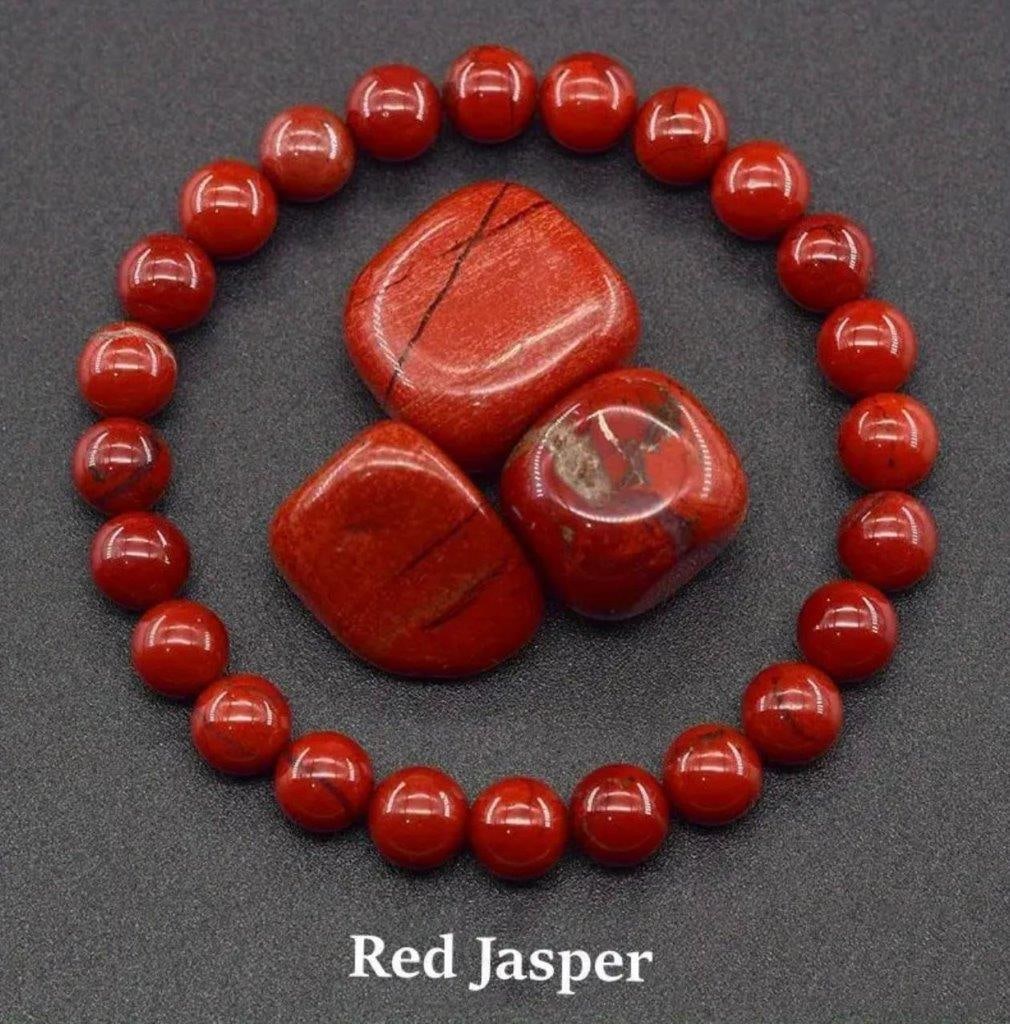 Best Quality Natural Red Jasper Stretchable Bracelet: Best Quality Natural Red Jasper Stretchable Bracelet Shipping: