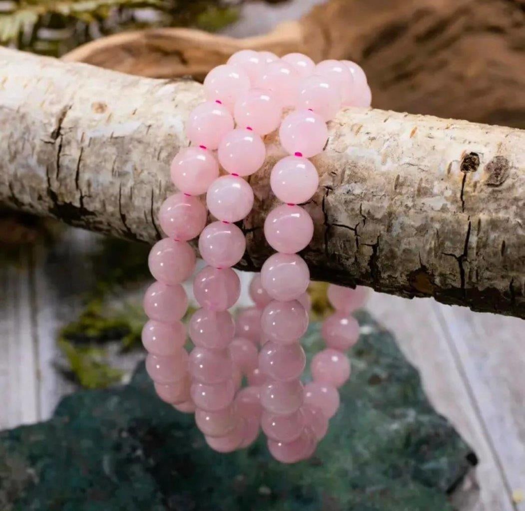 Best Quality Natural Rose Quartz Stretchable Bracelet: Best Quality Natural Rose Quartz Stretchable Bracelet Shipping: