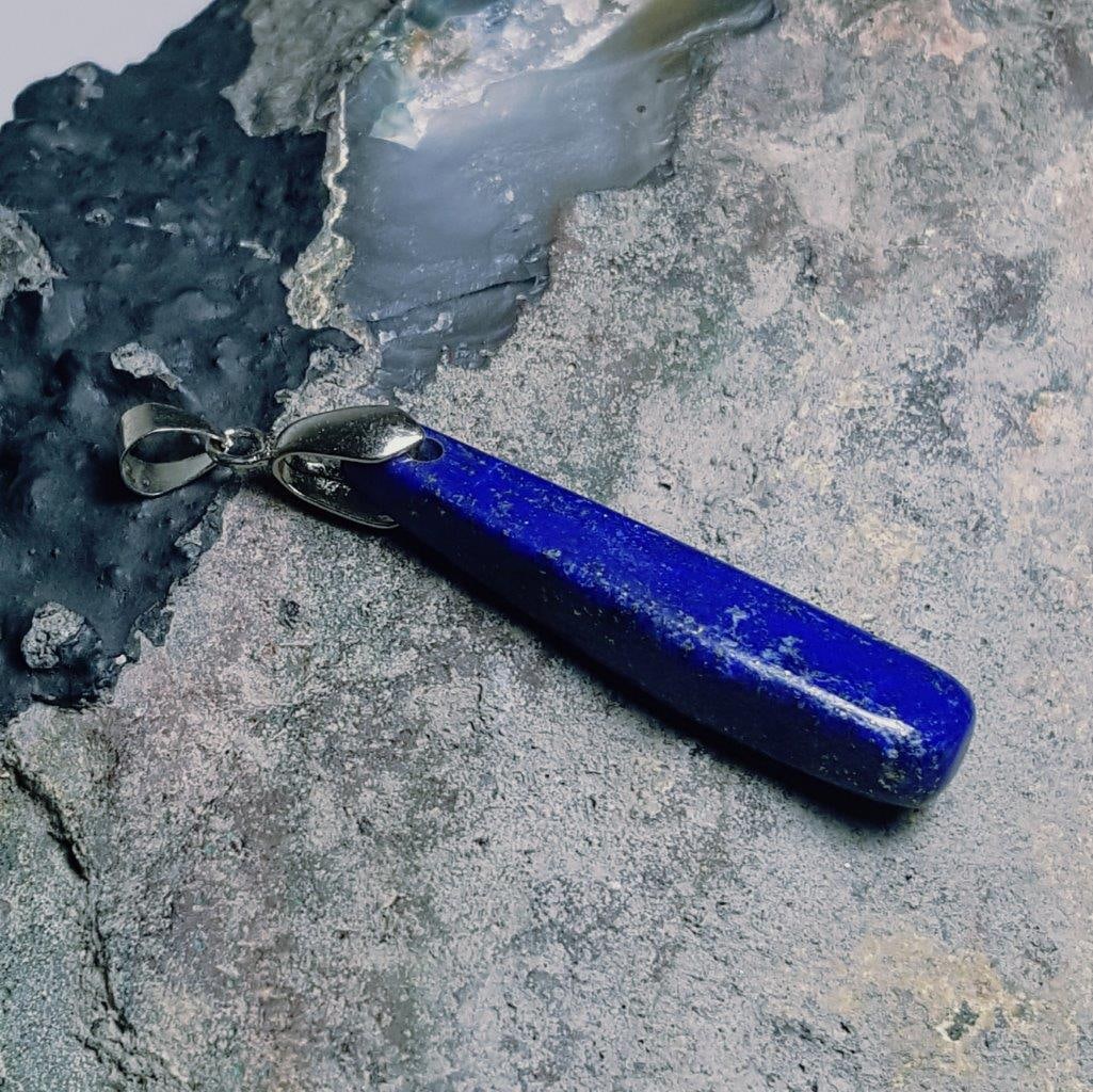 Long Lapis Pendant - 3