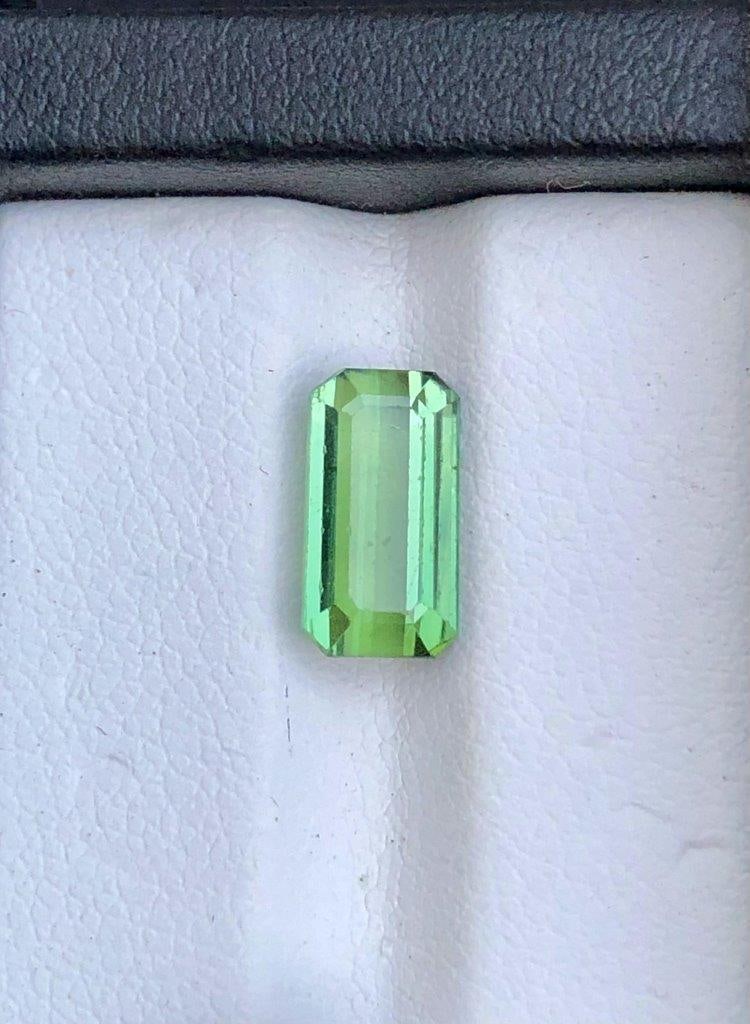2.75 Carats Light Green Natural Tourmaline - 11X6X4 mm: 2.75 Carats Light Green Natural Tourmaline - 11X6X4 mmShipping Rate: $15.00 .shipping rates are determined by Parcel weight and destination.Combined shipping: We offer combine shipping on multiple ite