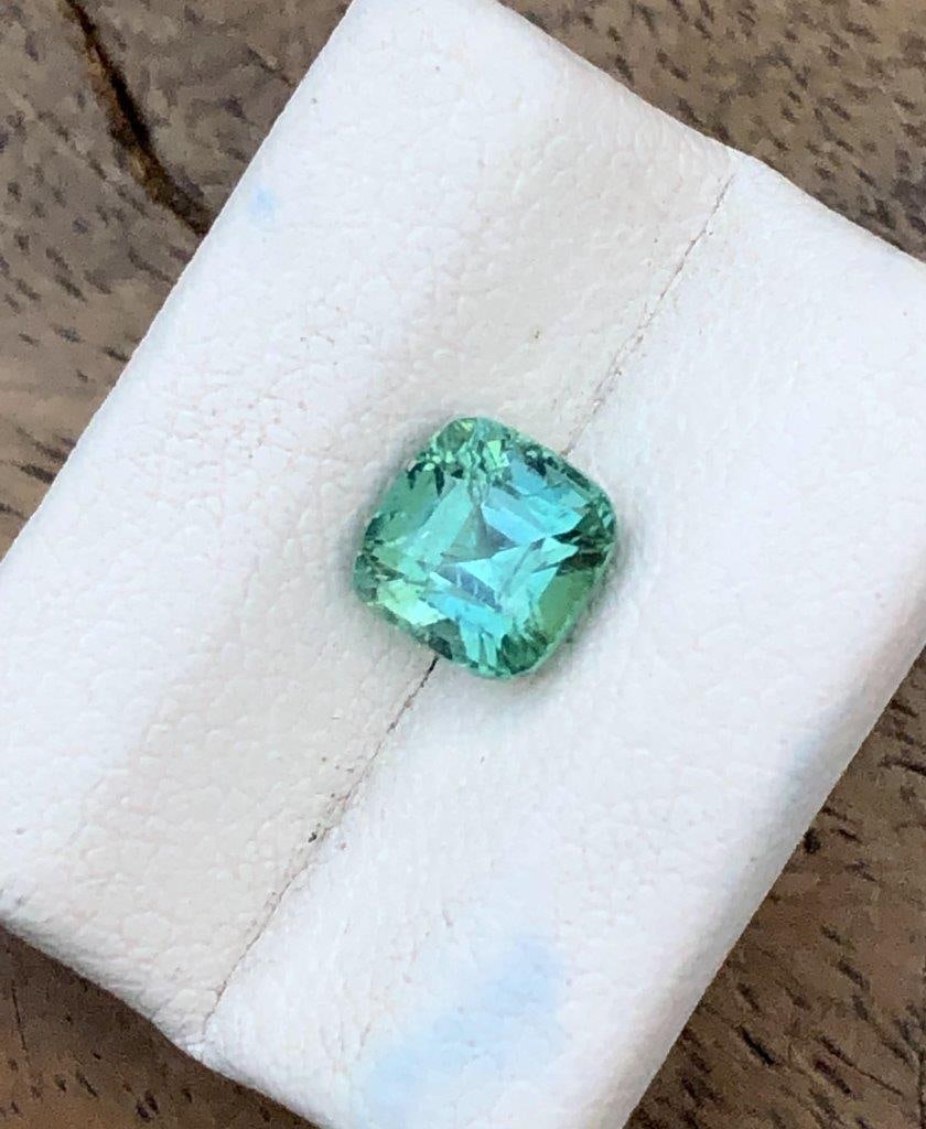 1.35 Carats Asscher Cut Greenish Blue Natural Tourmaline - 7X6X5 mm: 1.35 Carats Asscher Cut Greenish Blue Natural Tourmaline - 7X6X5 mm Shipping Rate: $15.00 .shipping rates are determined by Parcel weight and destination.Combined shipping: We offer combine shipping o