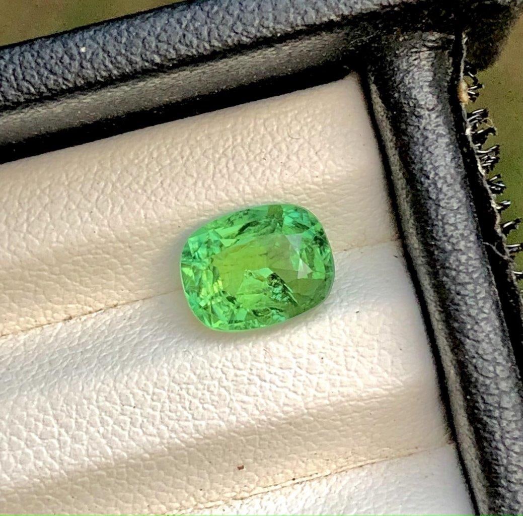 2.25 Carats Fine Quality Chrome Tourmaline - 9X7X5 mm: 2.25 Carats Fine Quality Chrome Tourmaline - 9X7X5 mmShipping Rate: $15.00 .shipping rates are determined by Parcel weight and destination.Combined shipping: We offer combine shipping on multiple item