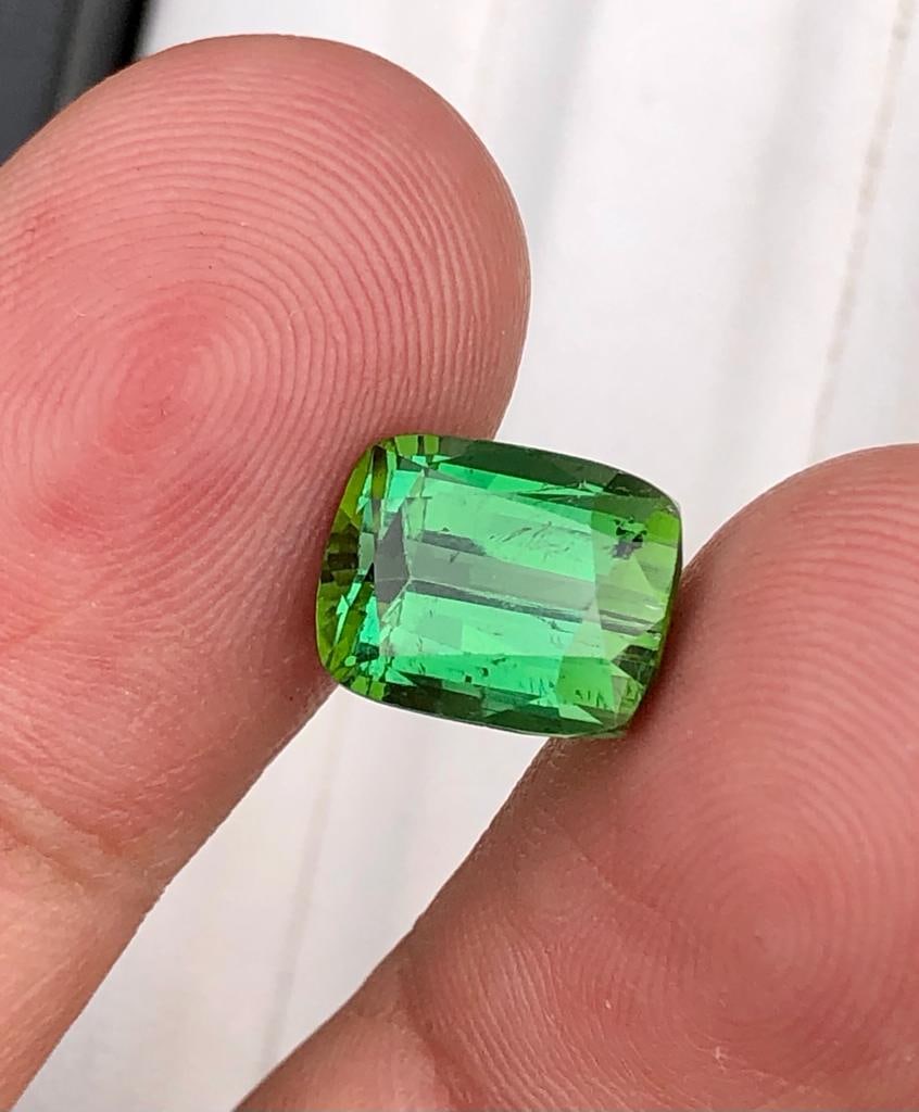 4,10 Carats Clean Natural Greenish Tourmaline From Afghanistan - 10X8X6 mm: 4,10 Carats Clean Natural Greenish Tourmaline From Afghanistan - 10X8X6 mm Shipping Rate: $15.00 .shipping rates are determined by Parcel weight and destination.Combined shipping: We offer combine shi