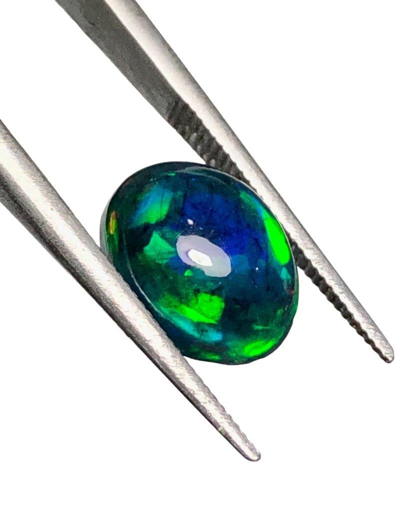 Fire Black Opal - 1.30 Carats - 10X8X4 mm: Fire Black Opal - 1.30 Carats - 10X8X4 mmShipping Rate: FREE SHIPPINGshipping rates are FREE WORLDWIDECombined shipping: We offer combine shipping on multiple items purchased to reduce shipping cost.
