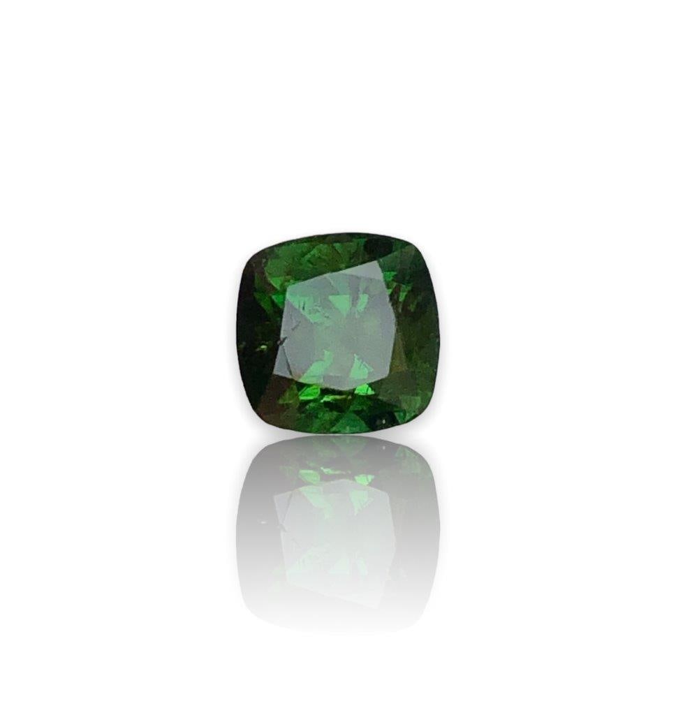 3 Carats Cushion Cut Green Tourmaline - 8X8X7 mm: 3 Carats Cushion Cut Green Tourmaline - 8X8X7 mm Shipping Rate: FREE SHIPPINGshipping rates are FREE WORLDWIDECombined shipping: We offer combine shipping on multiple items purchased to reduce shippin