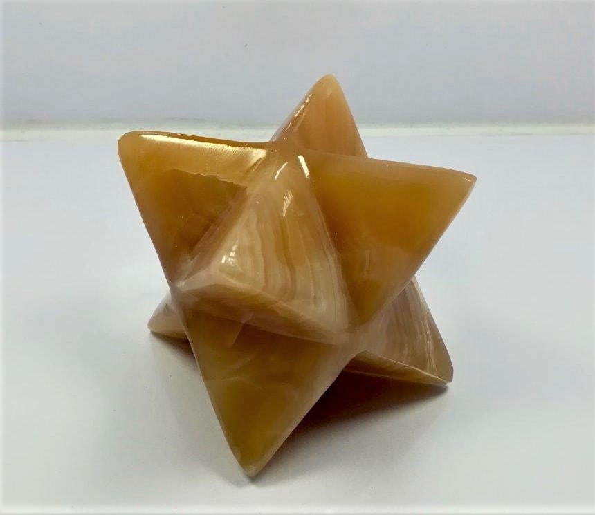 Choclate Calcite star stone light brown - 518.2 Grams (1 of 2)
