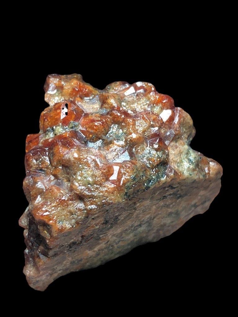 17.66 Grams Natural Garnet Cluster With Mother Rock - 30X22X21 mm (1 of 4)