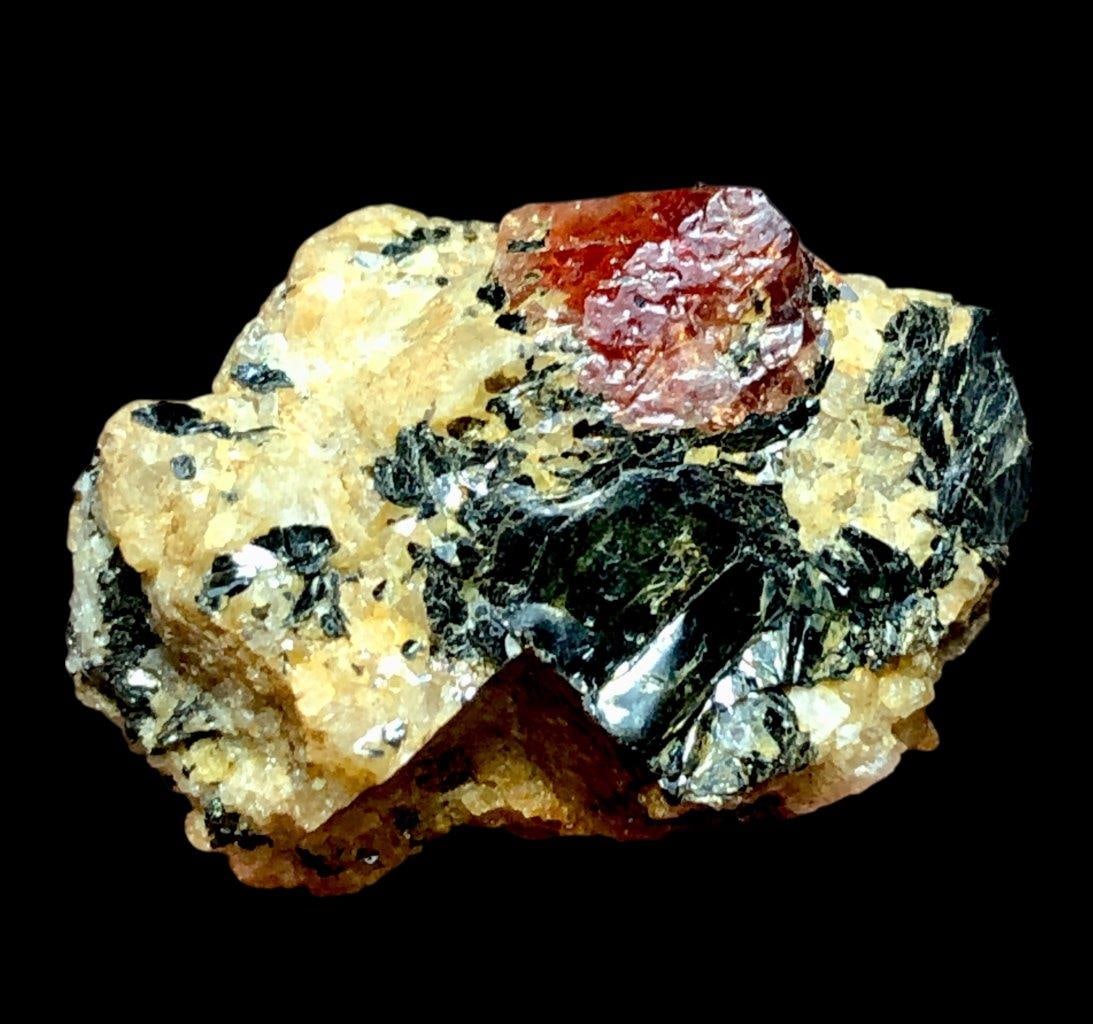 9.32 Grams Zircon Crystal On Matrix - 31X28X13 mm: 9.32 Grams Zircon Crystal On Matrix - 31X28X13 mmShipping Rate: 23$.00 .shipping rates are determined by Parcel weight and destination.Combined shipping: We offer combine shipping on multiple items pu