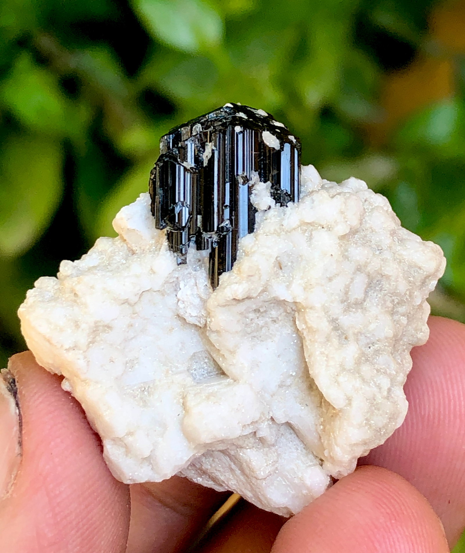 Terminated Black Tourmaline On Matrix - 17.58 Grams - 25X25X10 mm: Terminated Black Tourmaline On Matrix - 17.58 Grams - 25X25X10 mmShipping Rate: 23$ .shipping rates are determined by Parcel weight and destination.Combined shipping: We offer combine shipping on mult