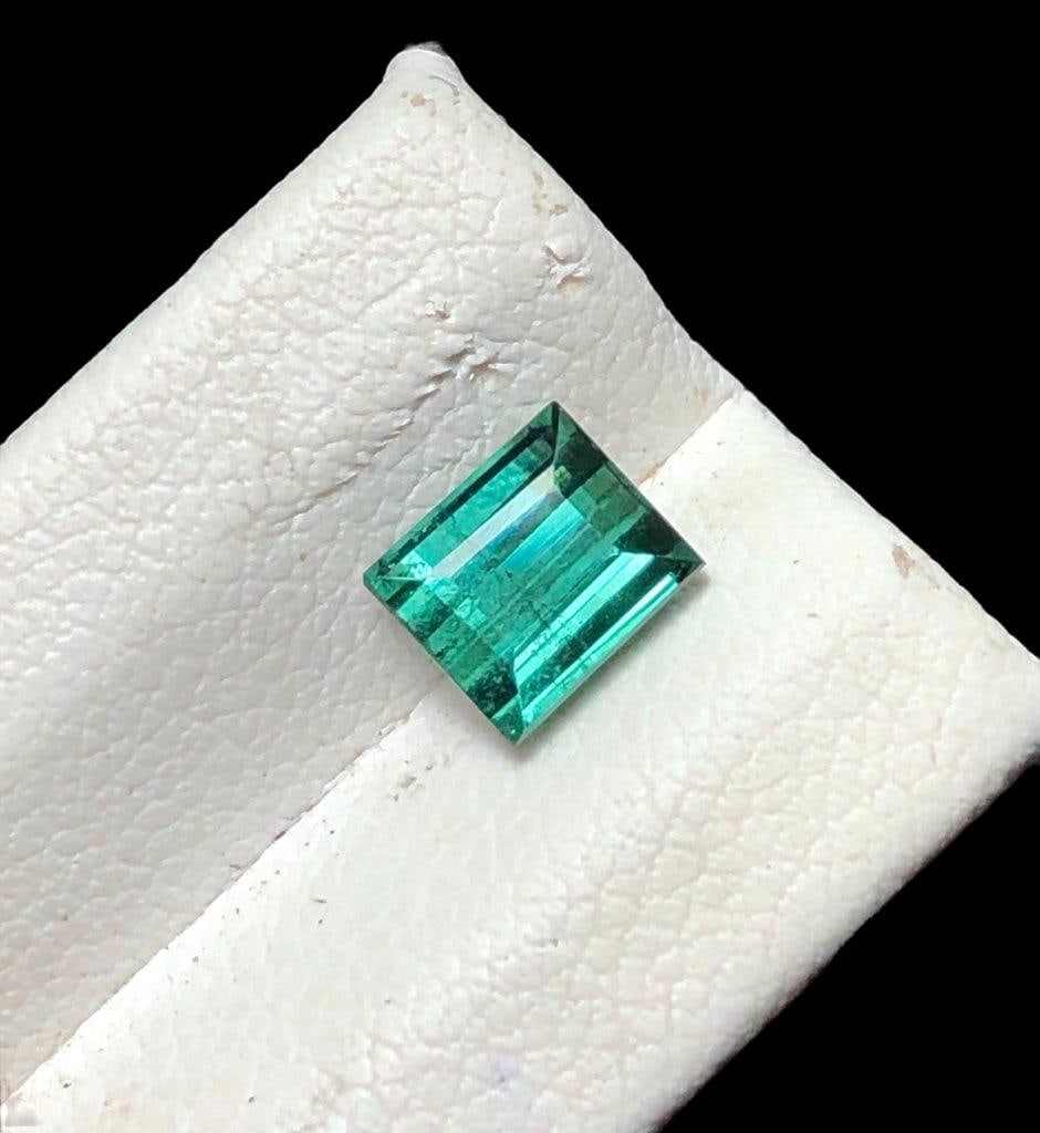 0.95 Carats Greenish Blue Tourmaline - 6X5X4 mm: 0.95 Carats Greenish Blue Tourmaline - 6X5X4 mm Shipping: